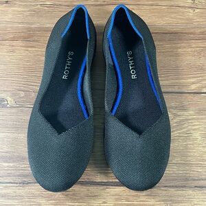 ROTHY’S Black Slip-On Flats Women’s Size 9.5 Shoes